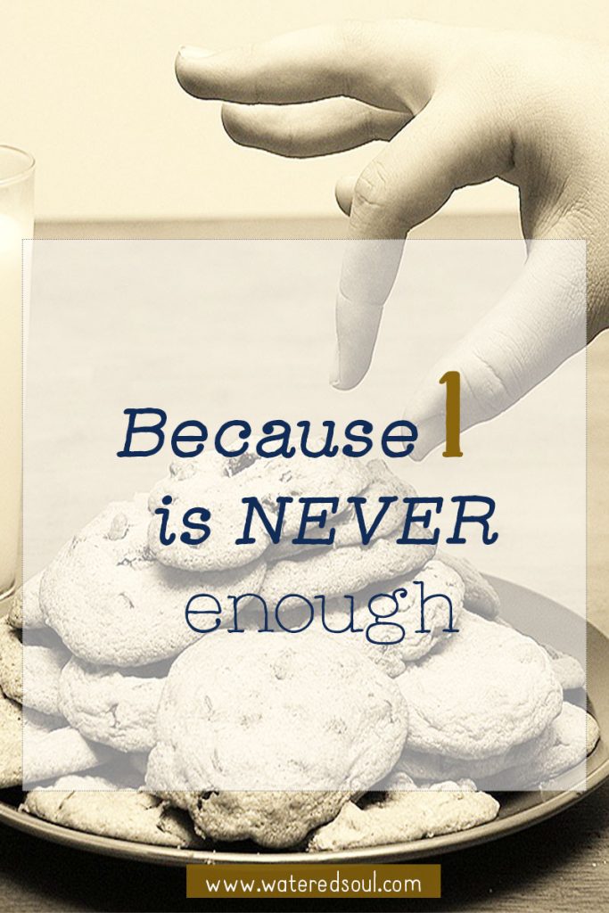 Picking out Just one cookie