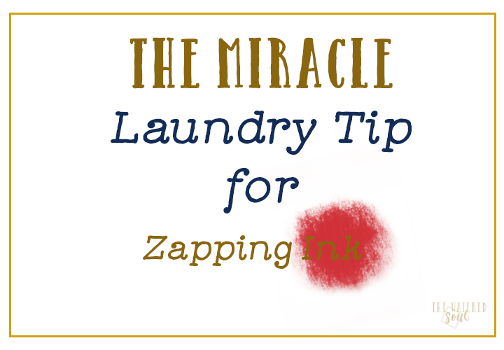 Laundry Tips for Removing Ink Stains