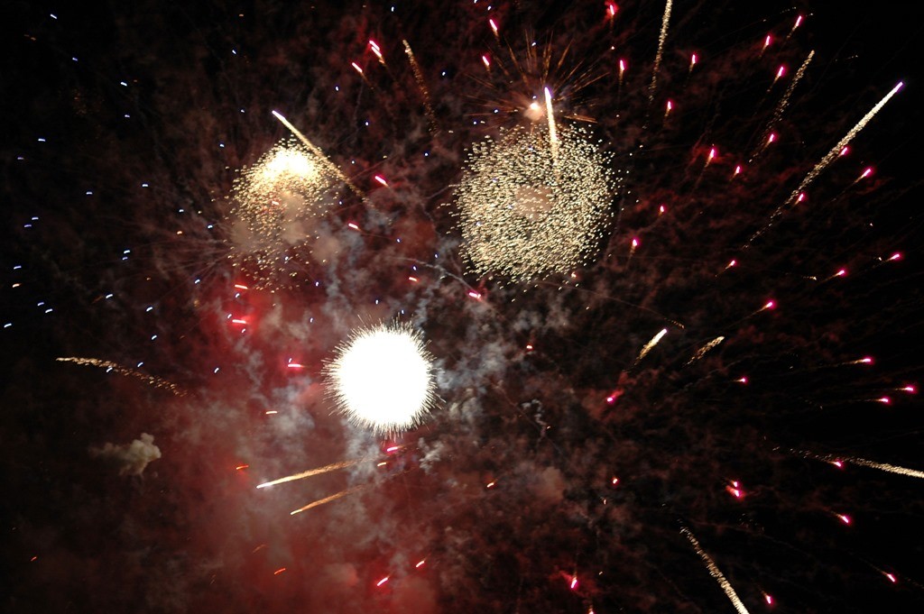 fireworks display