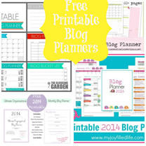 blog planner roundup