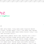 Custom blogger Theme: Amore