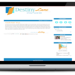 Custom blogger theme: Destiny Lane
