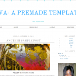 Eva: Blogger Template